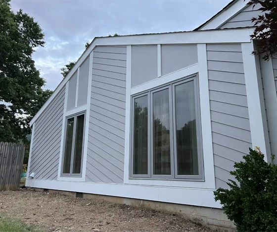 New Windows Installed On The Exterior Of A House